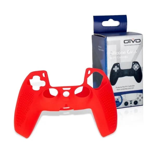 Силиконовый чехол Oivo Silicone Case для геймпада DualSense, Красный (IV-P5227)