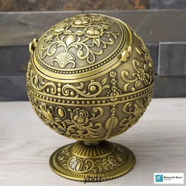 винтажная пепельница (с крышкой)