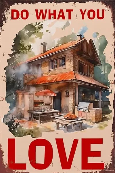 Винтажная металлическая табличка, украшение стен, интерьер, кафе, бар, склад, 20х30см