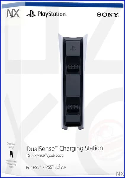 Зарядная станция Sony DualSense на два геймпада для PS5, белый/черный. Товар снижен в цене