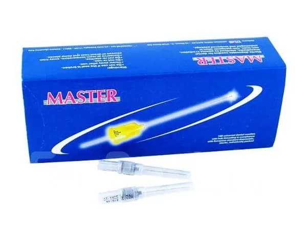 Иглы карпульные Sirio Master 30G, 0.3*16 мм (100 шт), Италия инъекционные одноразовые евростандарт
