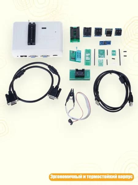 Эргономичный комплект программатора для работы с NAND/EMMC чипами и восстановления устройств