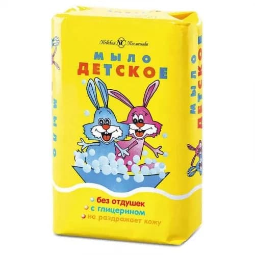 Мыло туалетное Невская Косметика Детское классическое, 90 г