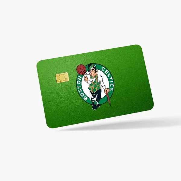 Boston Celtics Бостон Селтикс Card Stickers Наклейка для банковской карты