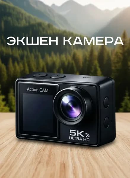 Экшен камера 5К
