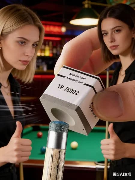 Мел бильярдный TP 75002 для cuestок металлических для профессионального зала и домашнего использования регулярного