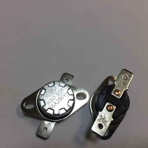 1 штука KSD301 Термореле 20C 16A 250V /LBHL/ пластик н/разомкн. термостат