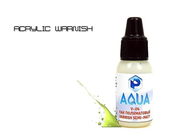 Pacific88 Акриловый лак Полуматовый AQUA, 10 мл