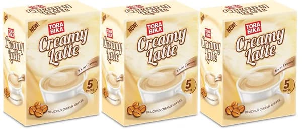 Напиток кофейный ToraBika Creamy Latte (Индонезия) 5 стиков по 30 гр. х 3 шт.