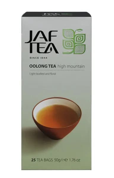 Чай JAF TEA Hight Mountain Oolong зелёный, сорт Улун, 25 пак.