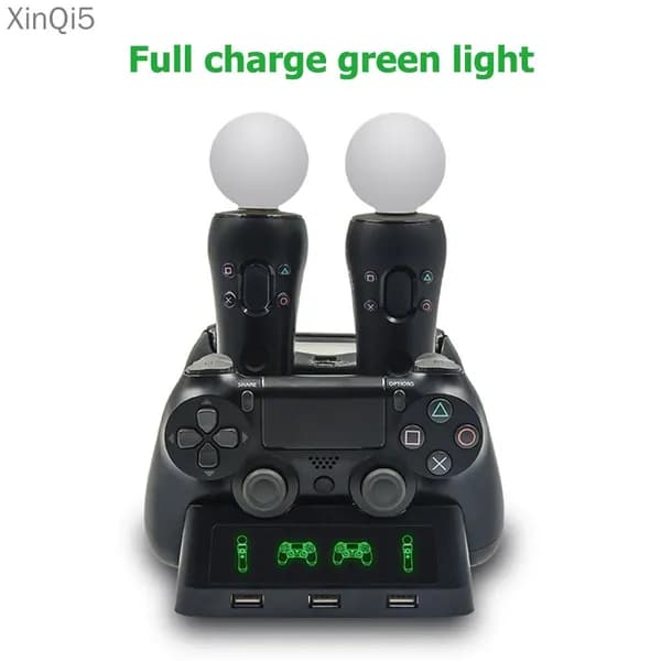 станция зарядки для PS Move и PS4, 112 мм, черная