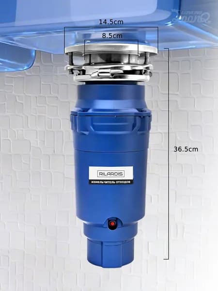 CK-5A-TL измельчитель пищевых отходов,550W, 60 Гц, мощность 3/4 л.с., объем 860 мл. Скорость вращения: 38004200 об/мин. Двигатель: щёточный, постоянного тока на постоянных магнитах.