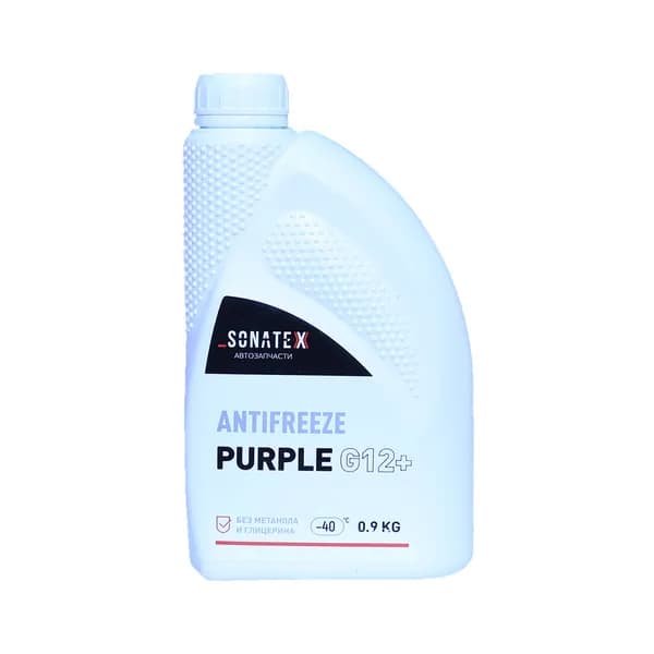 Антифриз SONATEX фиолетовый G12+ 0.9 кг арт. 102631