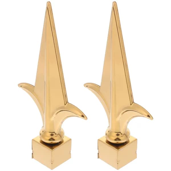 Флагшток С Топпером Из Нержавеющей Стали Золотой Цвет 14.70X7.80X2.50Cm