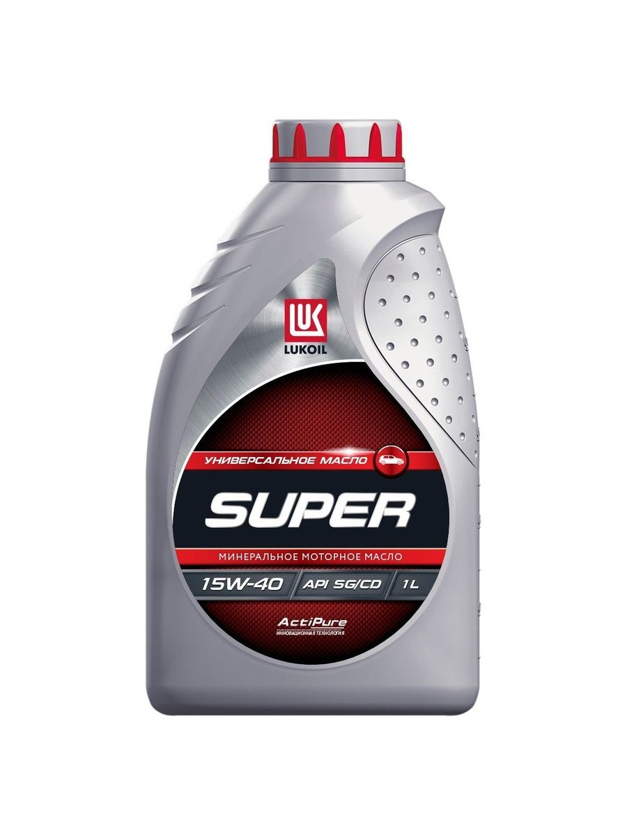 ЛУКОЙЛ (LUKOIL) Супер 15W40 15W-40 Масло моторное, Минеральное, 1 л