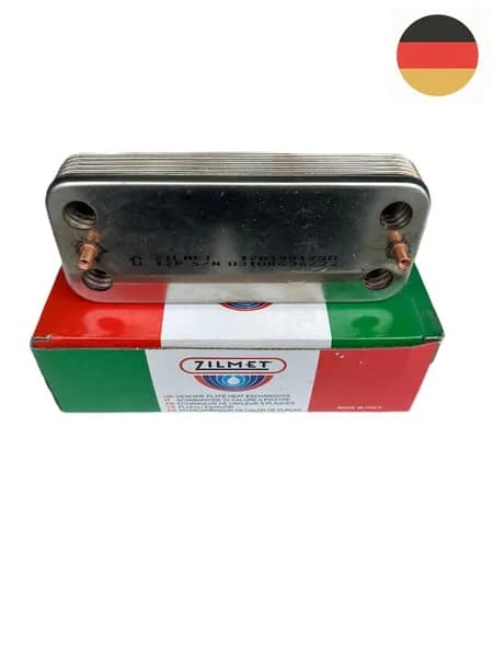 Теплообменник ГВС пластинчатый 17B1901230 12 пластин 160 mm BAXI ECOshnduh
