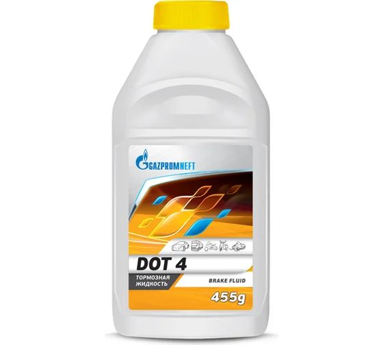 Тормозная жидкость DOT 4 GAZPROMNEFT 450мл