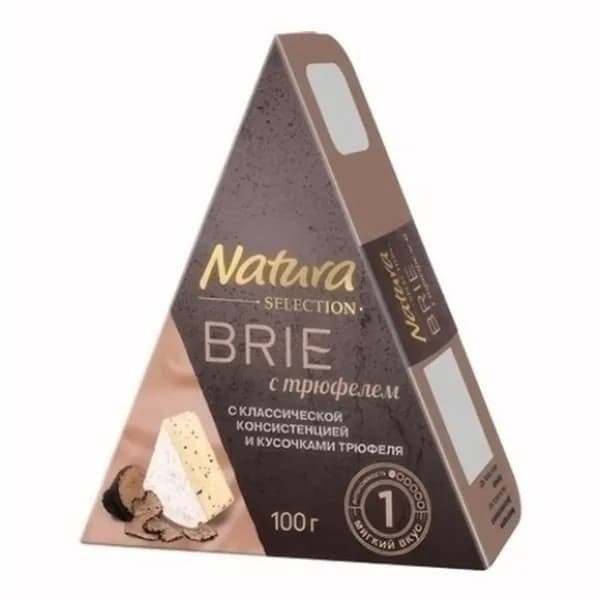 Сыр мягкий Natura Selection Бри с белой плесенью 50% БЗМЖ 100 г