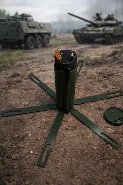 Пластиковый макет мины ПОМ-3 (РАЗБОРНЫЙ)