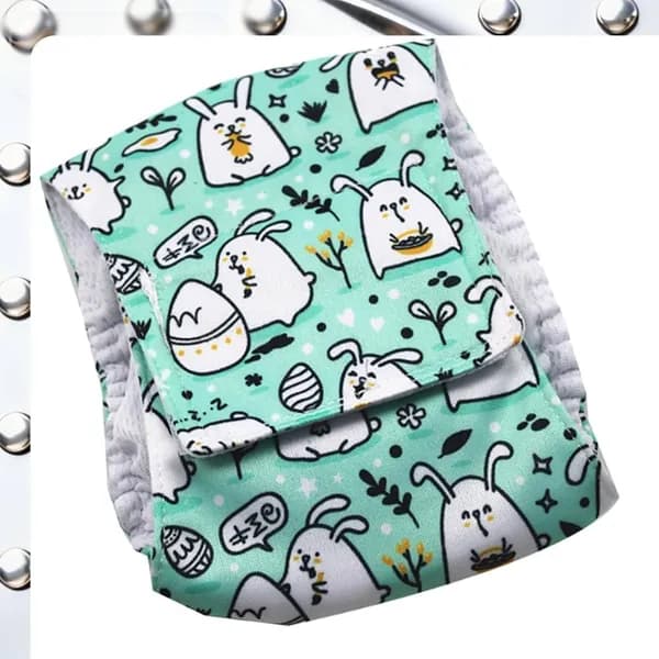 Подгузники для кобелей Маленький белый кролик Xs