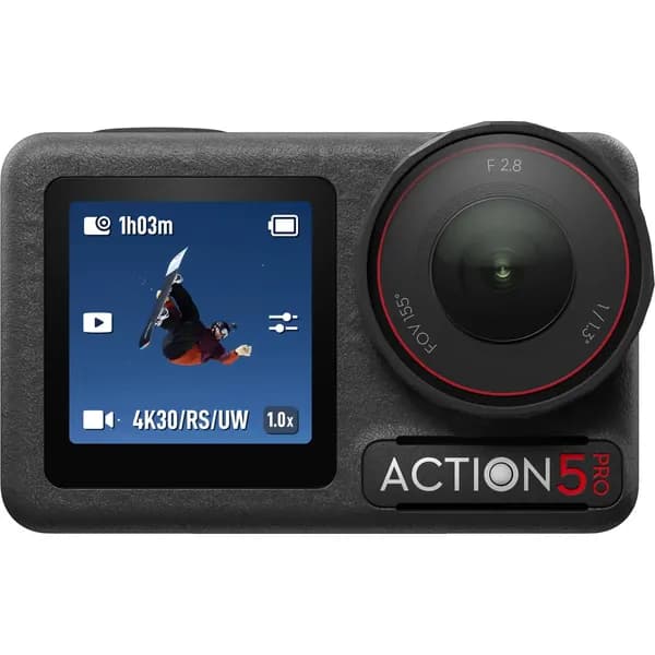 DJI Экшн-камера Osmo Action 5 Pro Adventure Combo, черный матовый