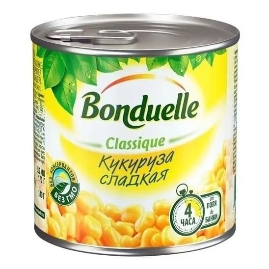 Кукуруза Bonduelle сладкая консервированная 170 г