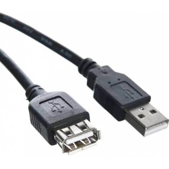Удлинительный кабель Telecom USB2.0 Am--Af 1,5 м, черный (TUS6990-1.5M_900104)