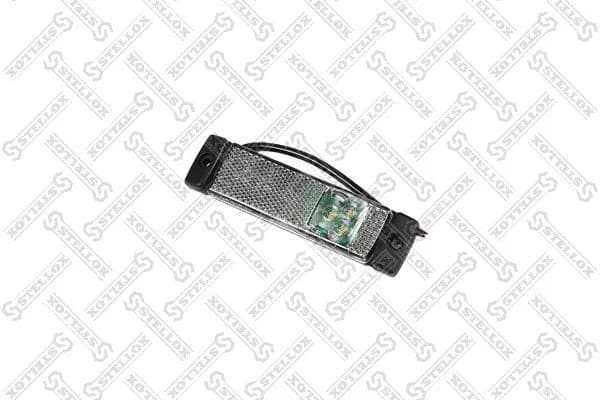 Фонарь габаритный LED белый 130*32*20 (Stellox)