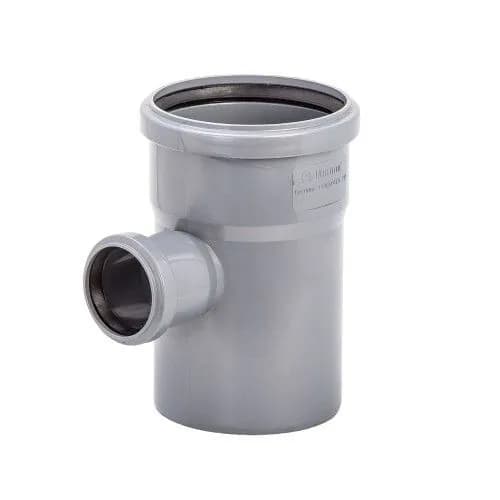 Тройник Lammin (Lm35091105090) d110х50 мм 87,5 пластиковый для внутренней канализации