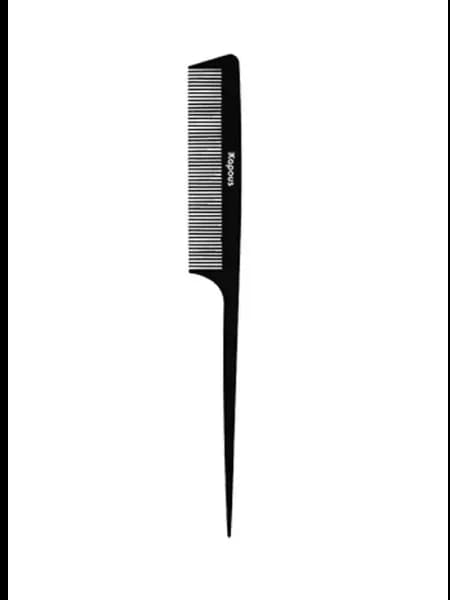 Расческа Carbon Fiber с пластиковым хвостиком 229х25 мм