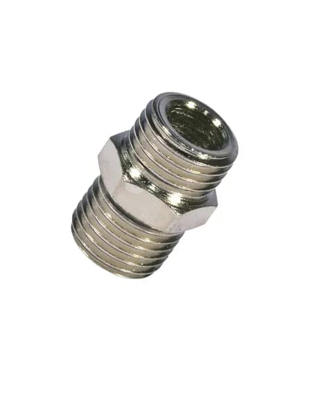 Переходник штуцер 1/4" - штуцер 1/4" JAS 8105