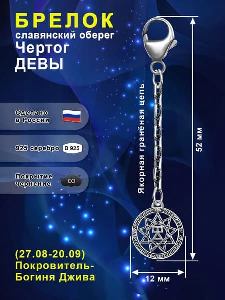 Silver Bird Брелок ювелирный Серебро оксидированное