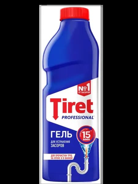 Средство от засоров труб Professional, антизасор 1 л