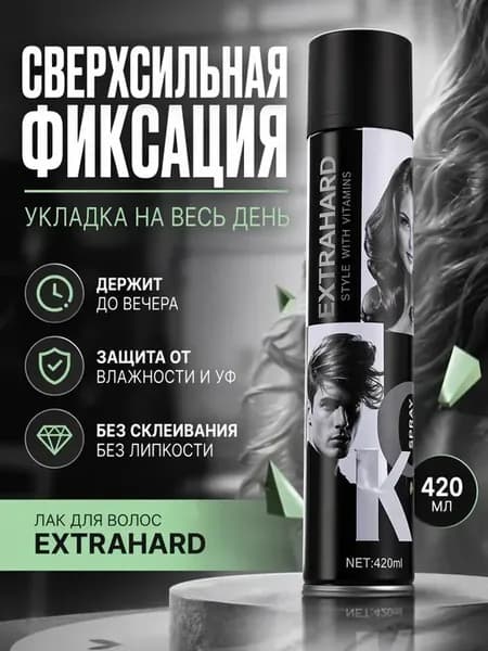 Лак для укладки волос сильной фиксации