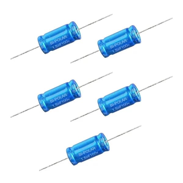 Конденсаторы 100 В, 5 шт., - 1.5uF
