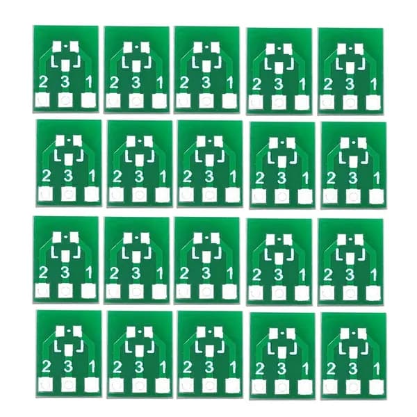 20 шт. SOT23 SOT23-3 Turn SIP3 двухсторонний SMD Turn DIP SIP3 адаптер конвертер пластины SOT SIP IC разъем печатной платы DIY Kit