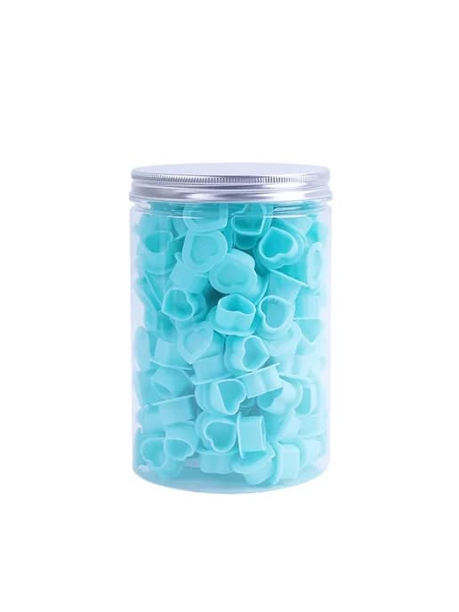Одноразовые силиконовые чашки для татуажа 200 шт. Blue