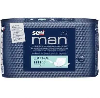Вкладыши урологические для мужчин SENI MAN Extra, 15шт