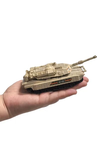 Наборы для быстрой сборки модели военного танка M1A2 SEBUNAS в масштабе 1/72, модель основного боевого танка США M1A2, подарок для детей (9 шт.)