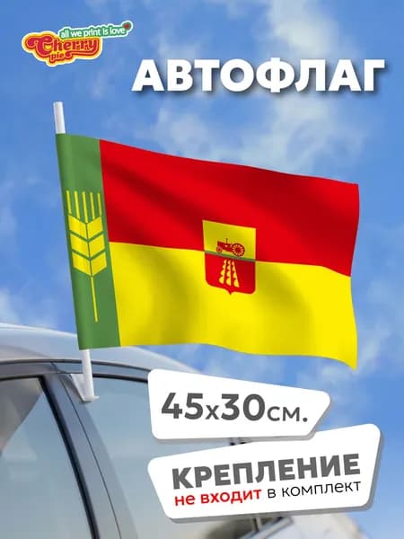 Флаг 45x30 Родинский район (Алтайский край) (2021 г.)