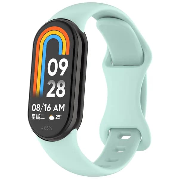 Двойная пряжка Силиконовый ремешок для Xiaomi Mi Band 10/9/8