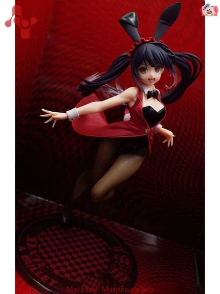 Аниме-фигурка DATE A LIVE девочка-кролик Куруми Токисаки 20CM