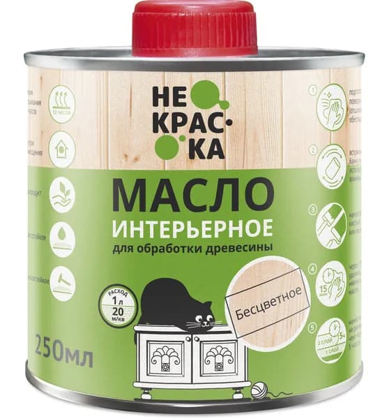 Масло Интерьерное Не Краска - Бесцветное 0,25 л