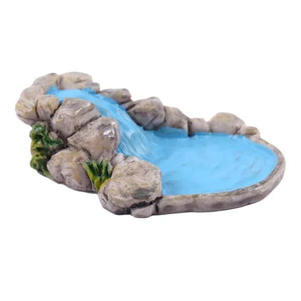Фигурка декоративная Mountain and flowing water, высота 3 см, длина  10 см
