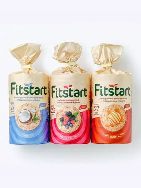 Хлебцы Fitstart Микс, 100 г х 3 шт