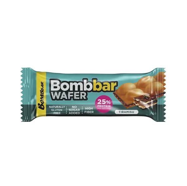 Батончик вафельный Wafer Тирамису (без сахара), Bombbar, 32 г, Россия