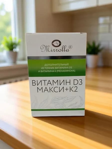 Витамин D3 + K2,/Миролла/ 60 таблеток
