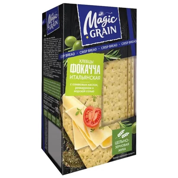 Magic Grain Хлебцы Focaccia, 160 г