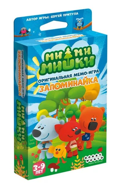 Настольная карточная игра для детей Ми-ми-мишки: Запоминайка