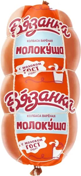 Колбаса вареная ВЯЗАНКА Молокуша, 400г